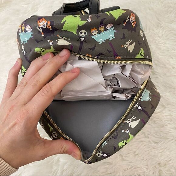 Loungefly The Nightmare Before Christmas Characters Mini Backpack - Picture 5 of 9